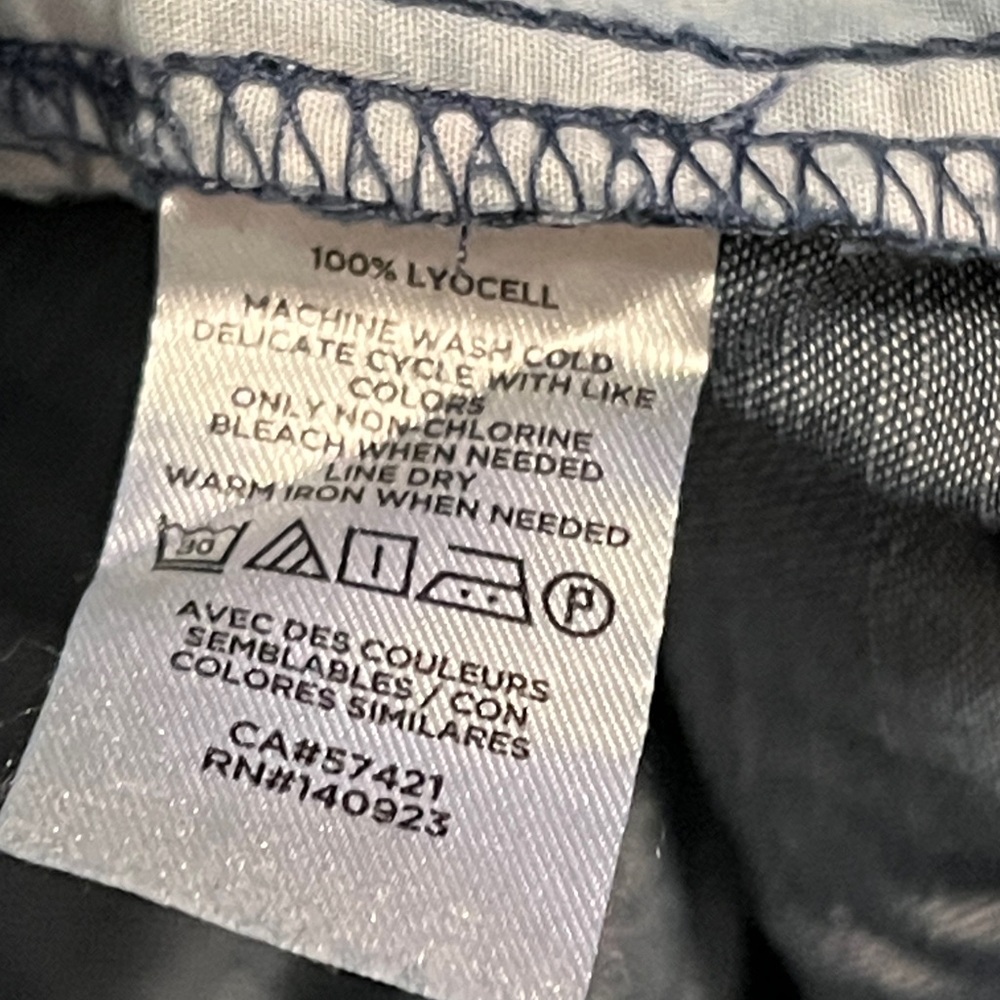 LOFT pull On Lyocell Pants Small - image 7